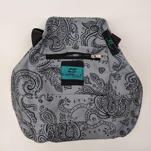 Zone by Capelli Sport Gray Black PaisleyYoga Mat Sling Carrier Bag